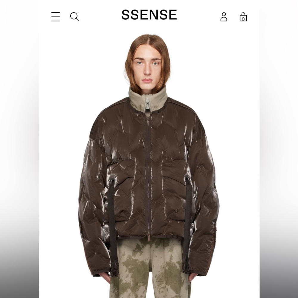 SSENSE Puffer Reflective